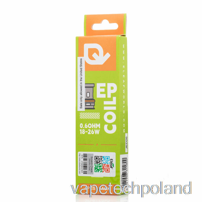 Sklep Z E-papierosami Warszawa Eleaf Ep Cewki Zamienne 0,6ohm Cewki Ep